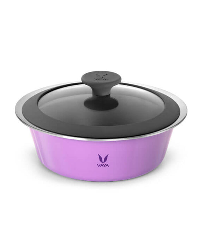 Vaya HauteCase 50.7 fl oz Iris Purple, Glass Lid