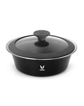 Vaya HauteCase 50.7 fl oz Sable Black, Glass Lid