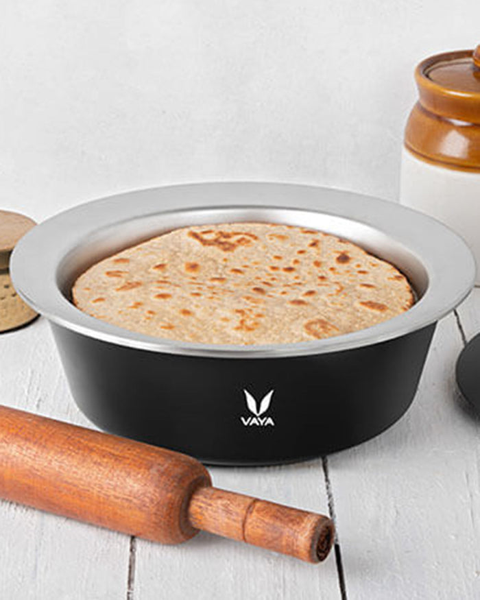 Vaya HauteCase 50.7 fl oz Sable Black, Glass Lid
