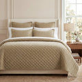 Quilt Set / Twin / Oatmeal