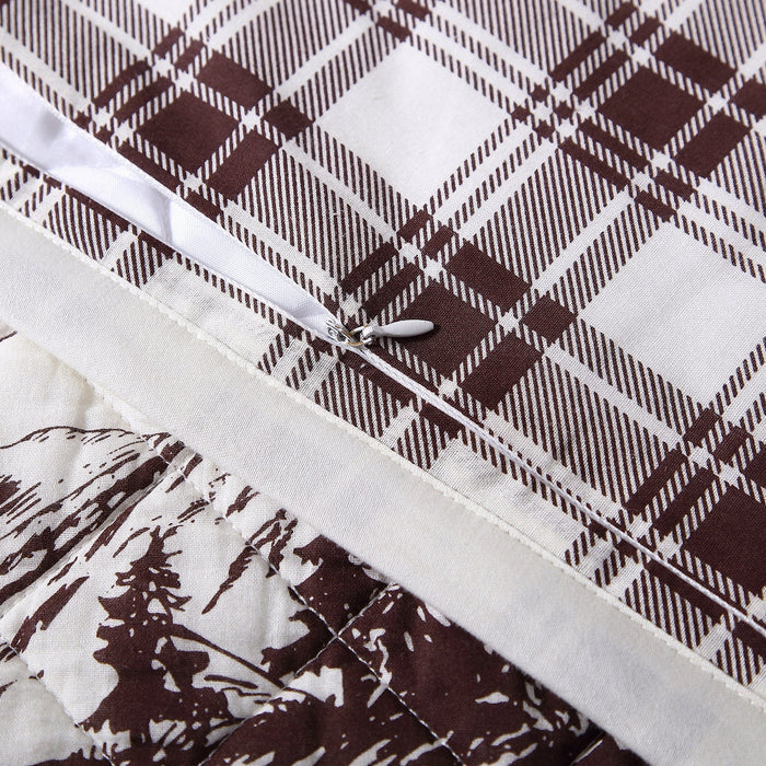 White Pine Reversible Quilt Set Quilt