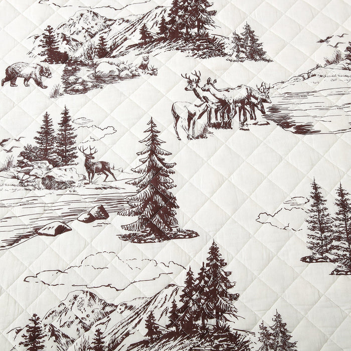 White Pine Reversible Quilt Set Quilt