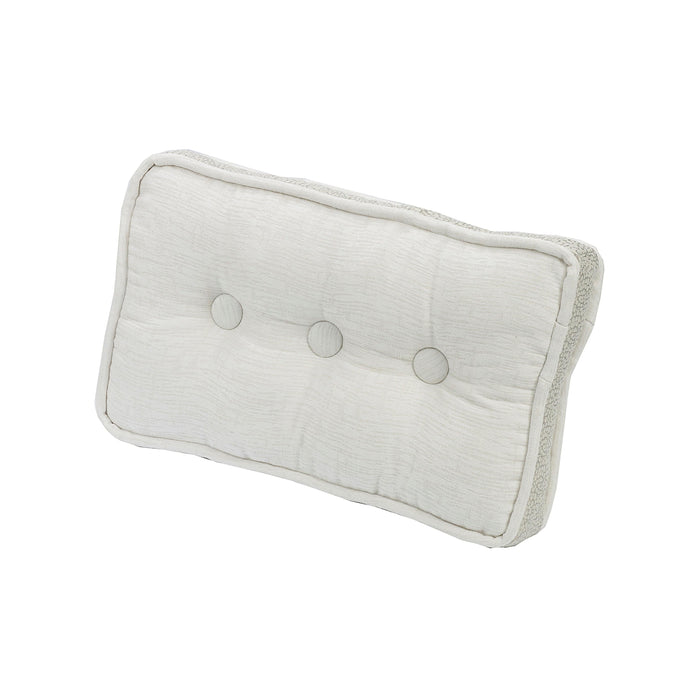 Wilshire 3-Button Decorative Box Pillow, 10x17 Pillow