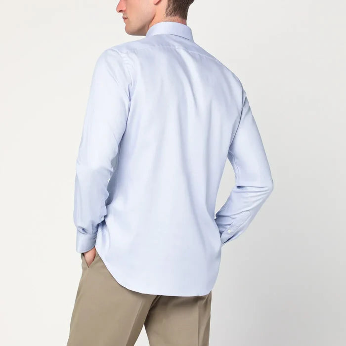 XACUS - Light blue Travel cotton shirt Brand Shirts & Tops